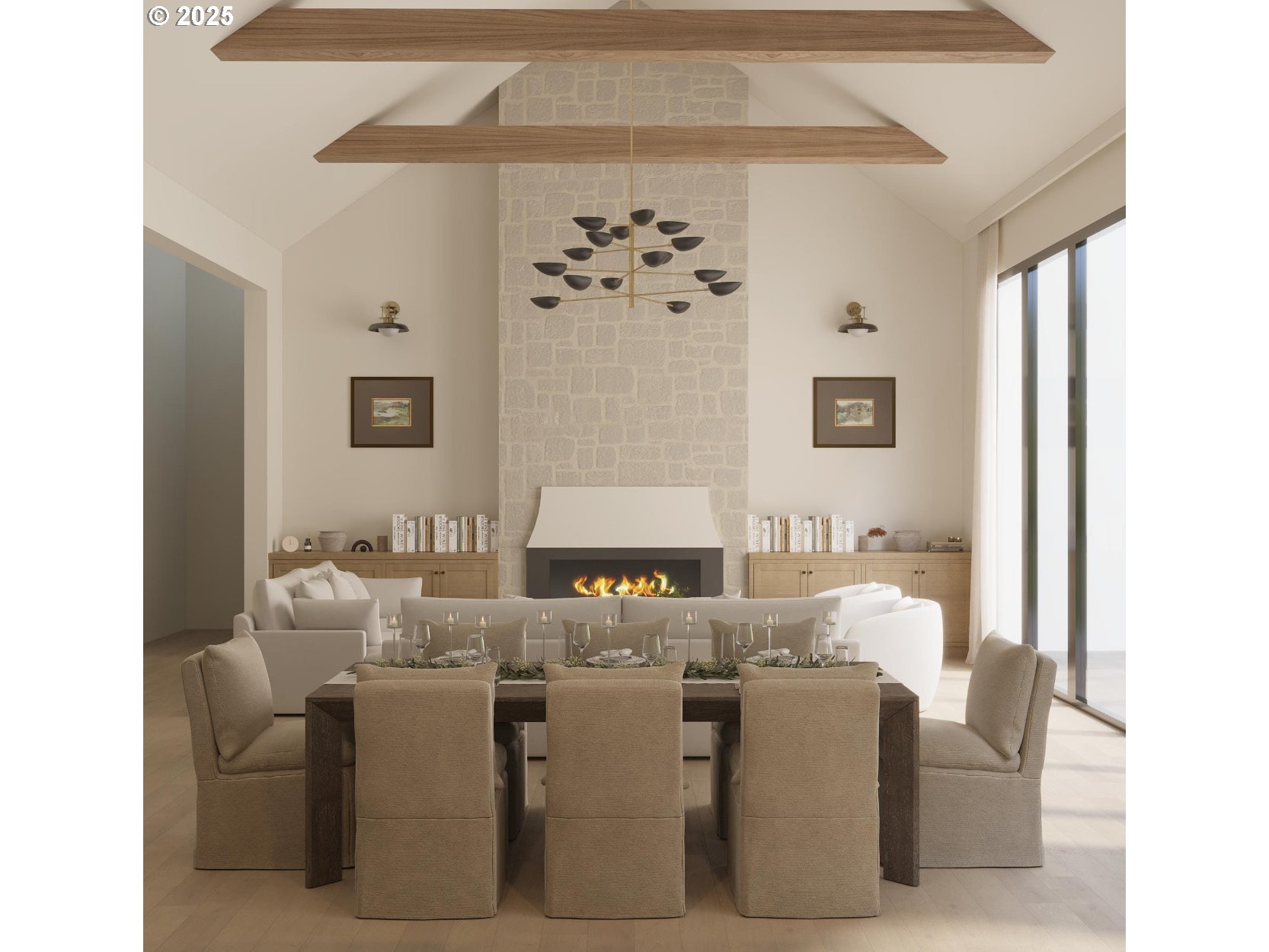 Northeast Mountain Home Road, Unit 13 Sherwood, OR 97140 - Photo 8 of 29 a living room with furniture and a fireplace