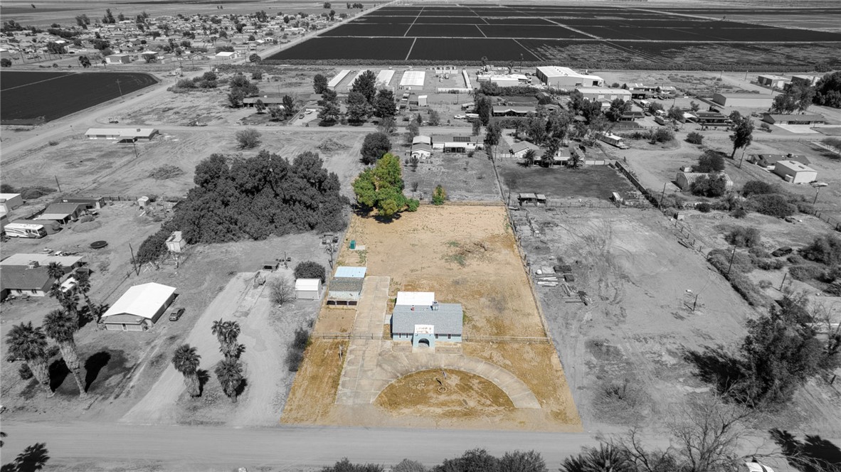 2053 Regents Road Mohave Valley, AZ 86440 - Photo 58 of 65 Aerial view showcasing the property with a single-story structure and a circular driveway