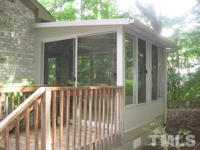 1336 Turner Farms Road Garner, NC 27529 - Photo 20 of 22 Accessed from breakfast room, stairs down lead to patio.