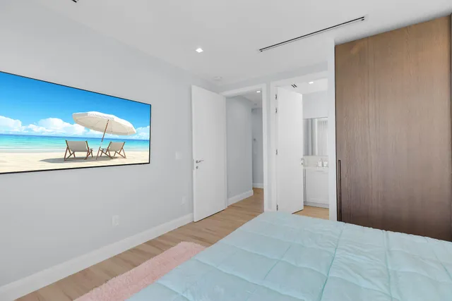 a view of an empty room