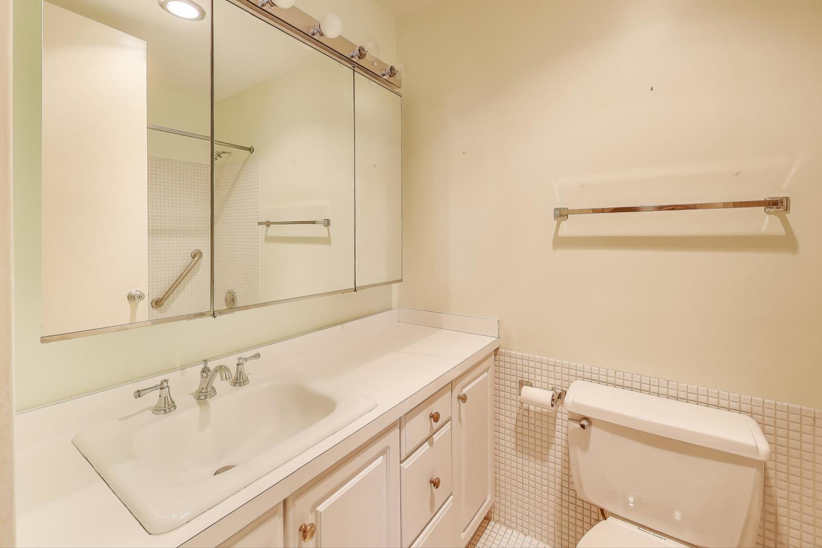 2400 North Lakeview Avenue, Unit 1708 Chicago, IL 60614 - Photo 23 of 50 a bathroom with a sink and a mirror
