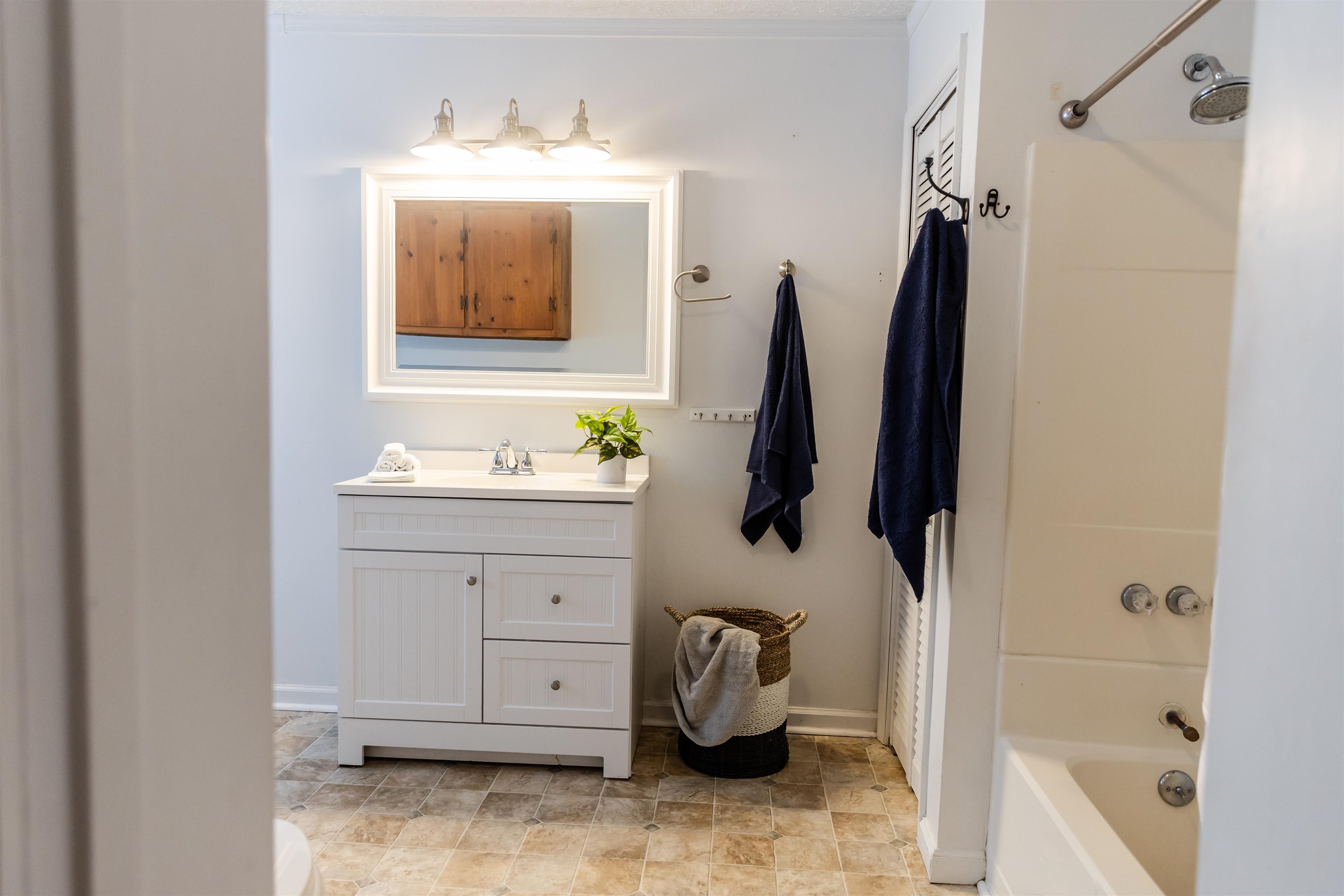 713 Thorn Hill Road Lexington, VA 24450 - Photo 27 of 45 a bathroom with a sink toilet and shower