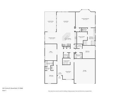 $518,500 | 3321 Cortes Place, Round Rock, TX 78665