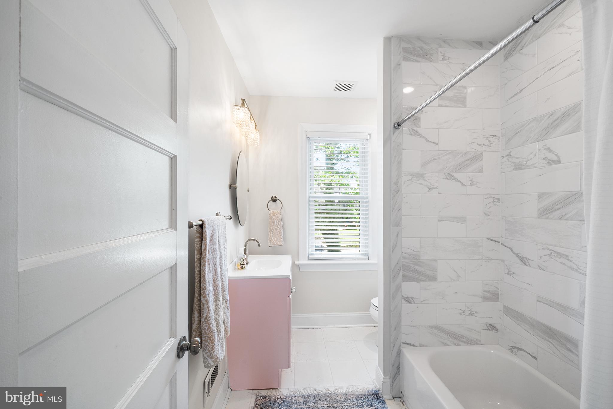 614 East Manoa Road Havertown, PA 19083 - Photo 23 of 39 Hall Renovated Bathroom, Second Floor