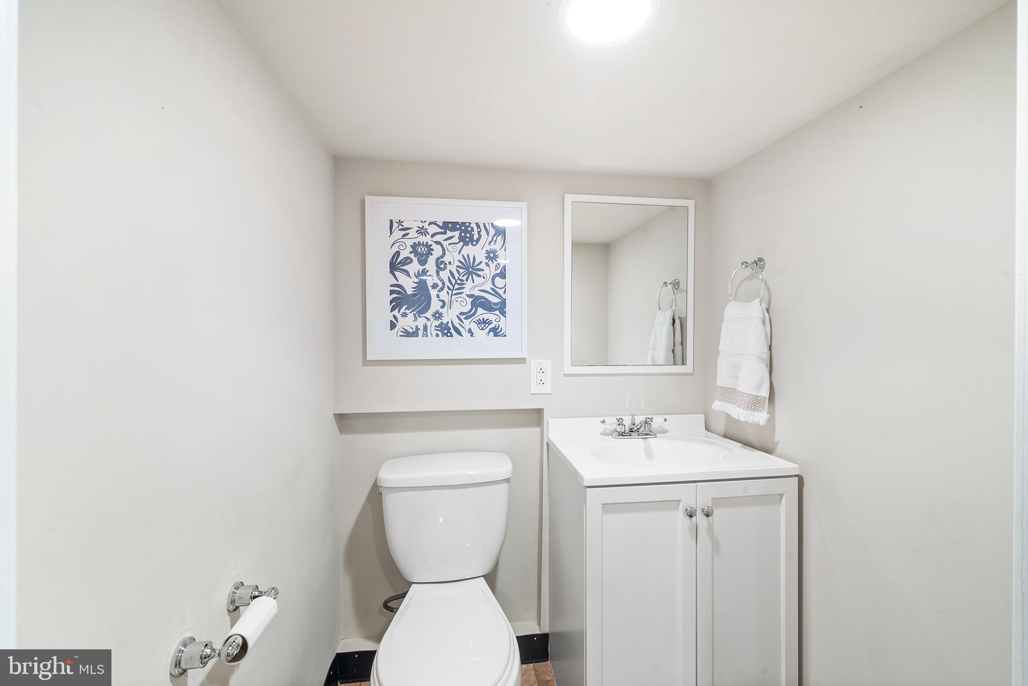 614 East Manoa Road Havertown, PA 19083 - Photo 31 of 39 Half Bathroom in the Lower Level