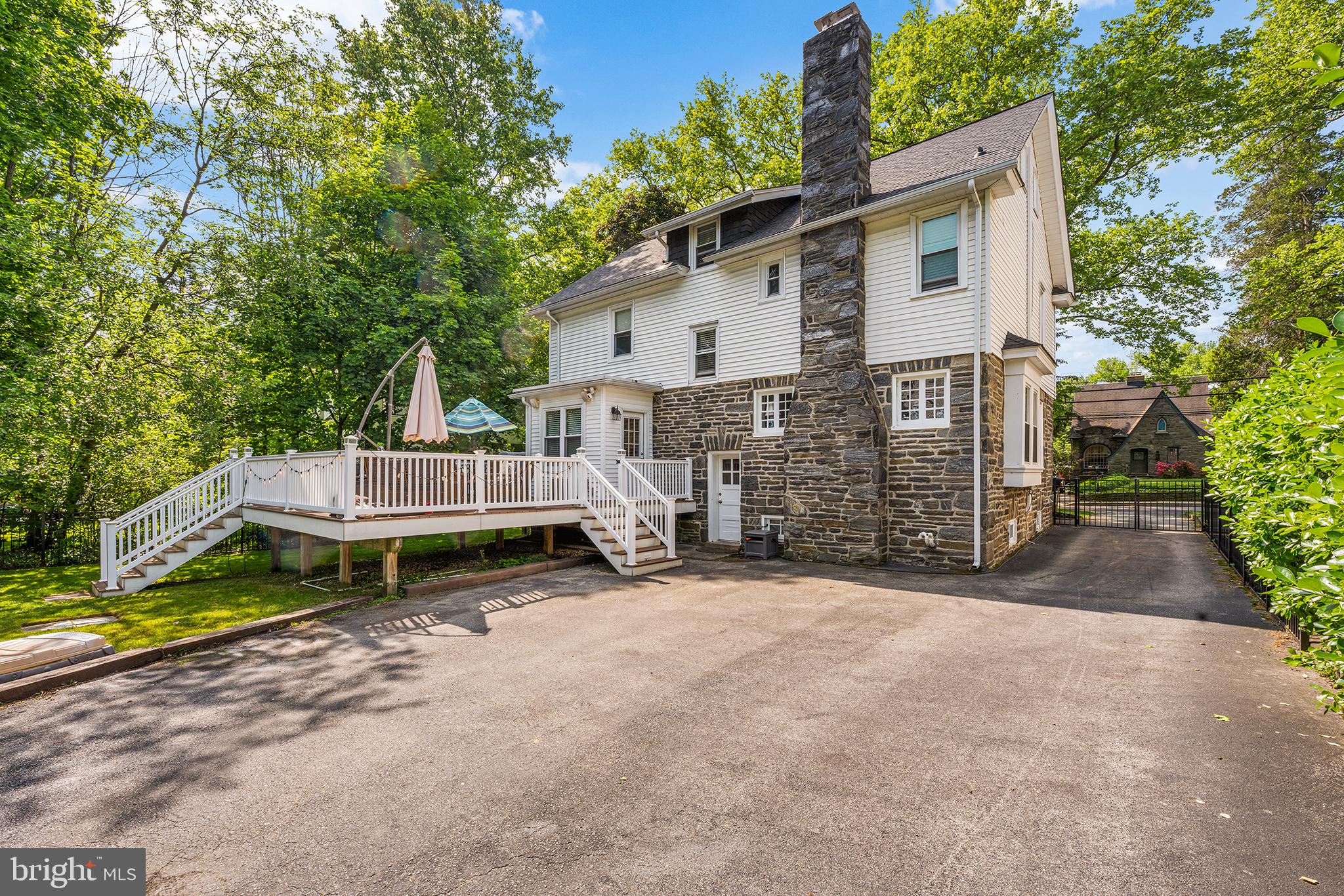 614 East Manoa Road Havertown, PA 19083 - Photo 37 of 39 Large Rear Driveway