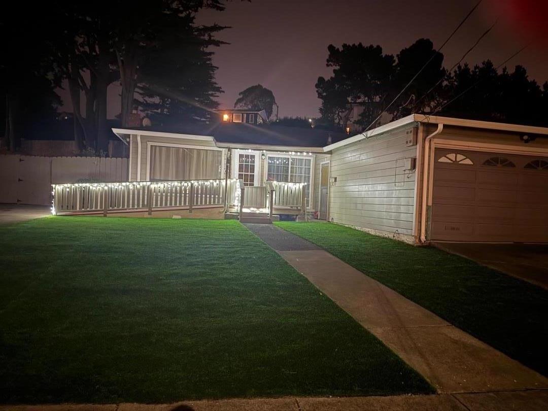 675 Crespi Drive Pacifica, CA 94044 - Photo 53 of 55 a front view of a house with a yard