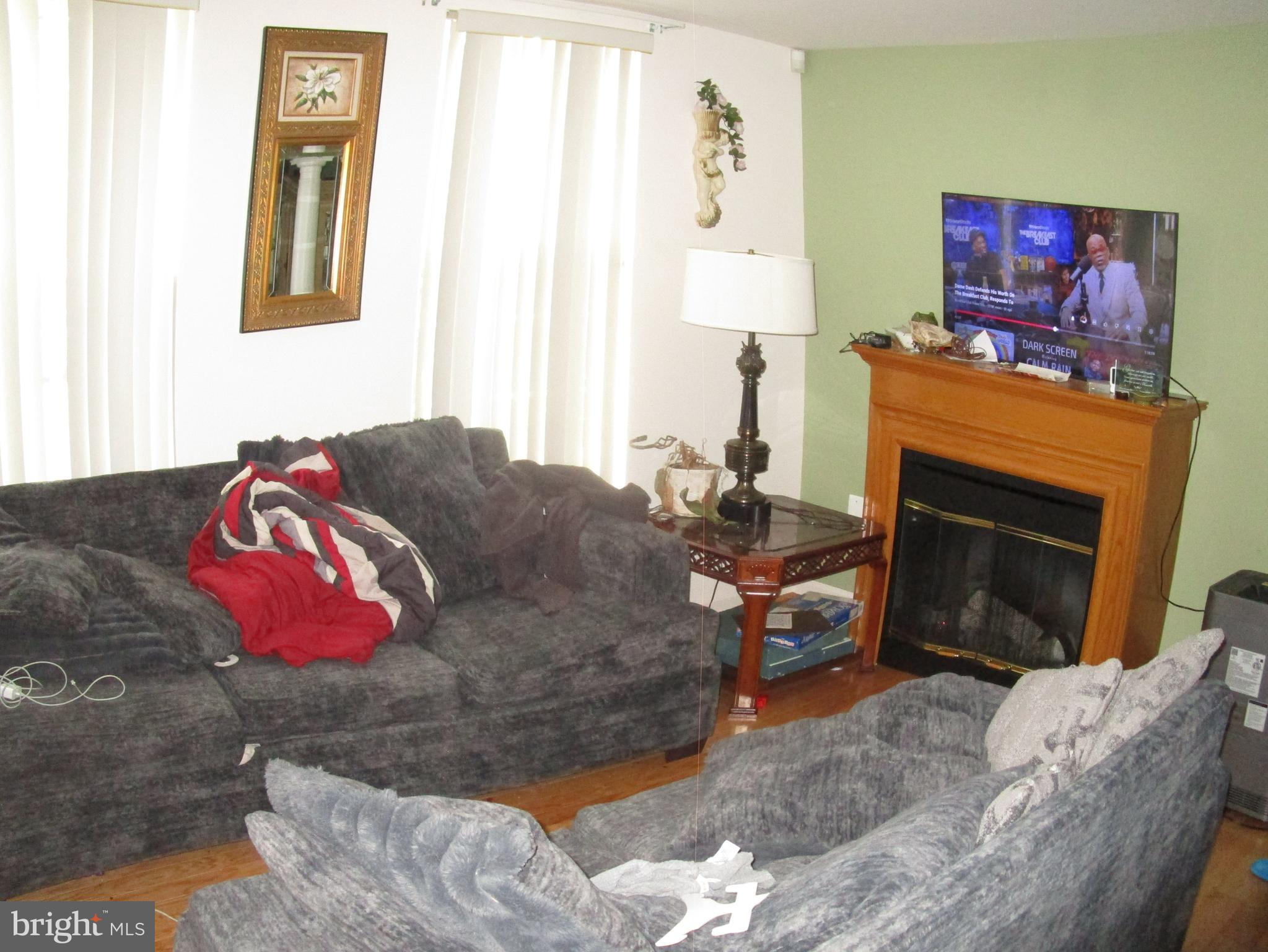 811 George Street Baltimore, MD 21201 - Photo 16 of 20 a living room with furniture and a fireplace