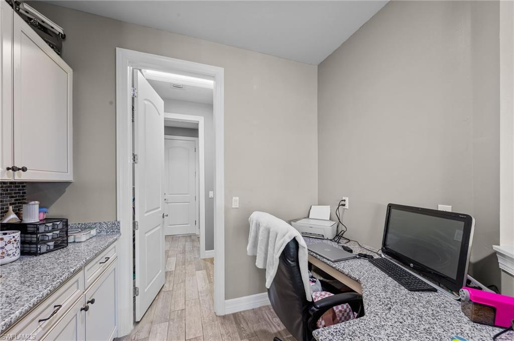 4914 Seton Way Immokalee, FL 34142 - Photo 32 of 46 Office featuring light wood-style floors and baseboards