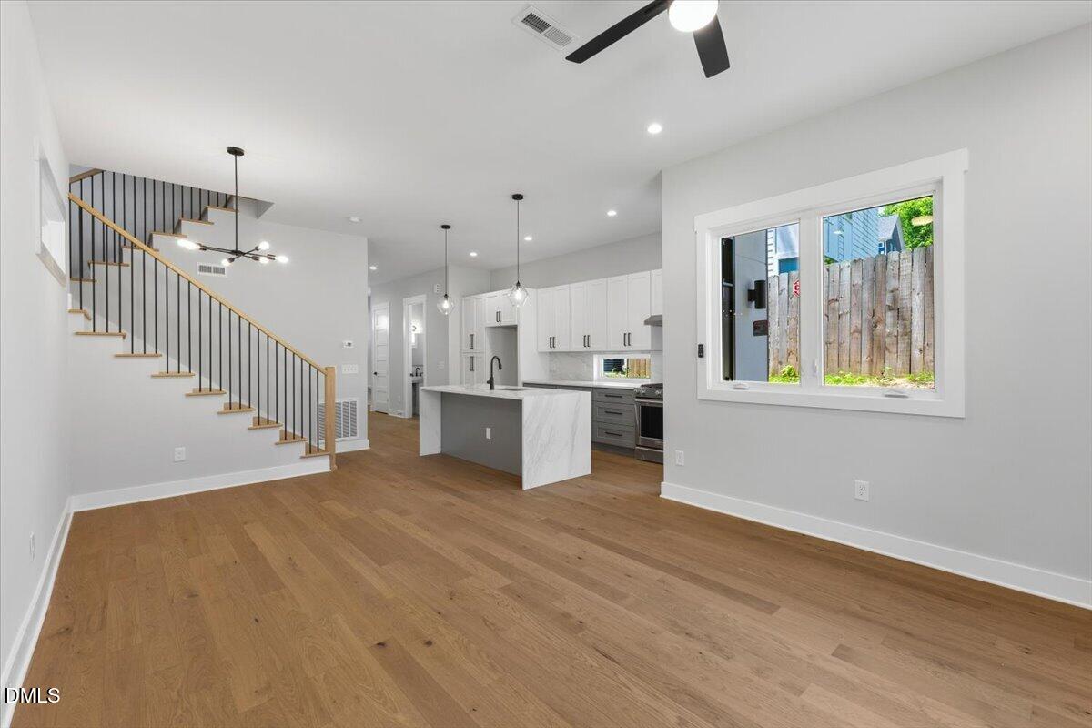 541 Bragg Street Raleigh, NC 27601 - Photo 13 of 44 541 Living to Kitchen View
