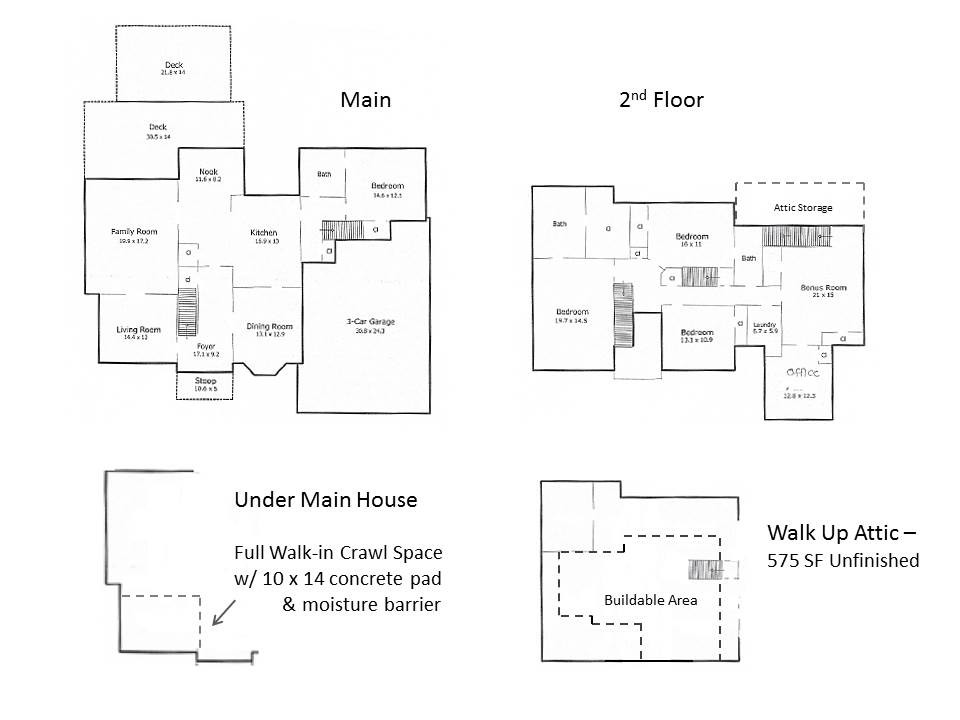 10900 Fitzwilliam Street Raleigh, NC 27614 - Photo 25 of 25 Floor Plan