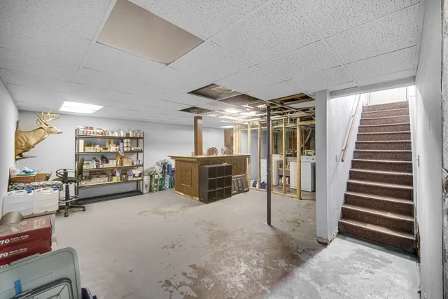 a view of a storage & utility room