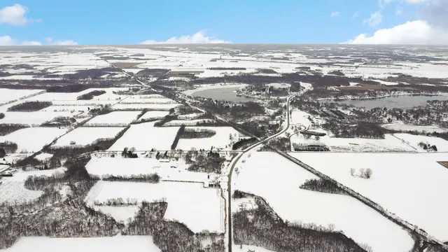 a view of city and ocean