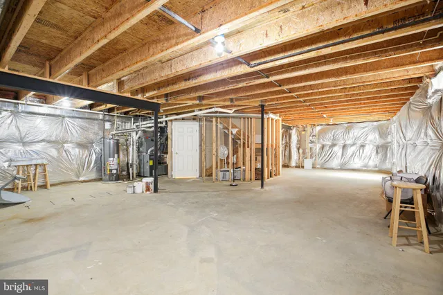 a view of a storage room