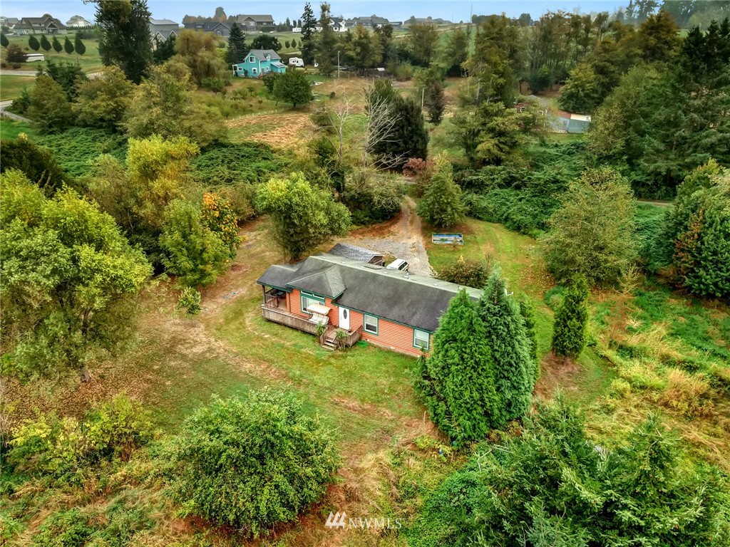 3125 Brown Road Ferndale, WA 98248 - Photo 20 of 24 an aerial view of a house with a yard