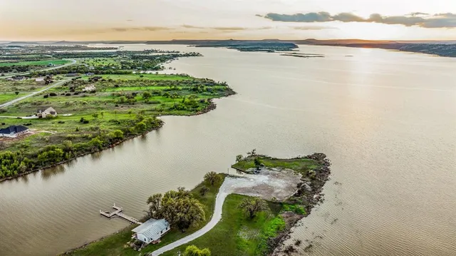 a view of an ocean and beach