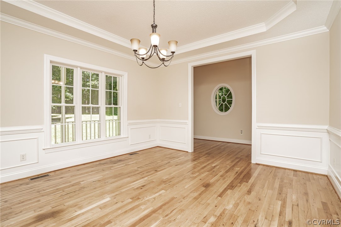 15001 River Road Chesterfield, VA 23838 - Photo 9 of 28 Dining Room with Trey Ceiling
