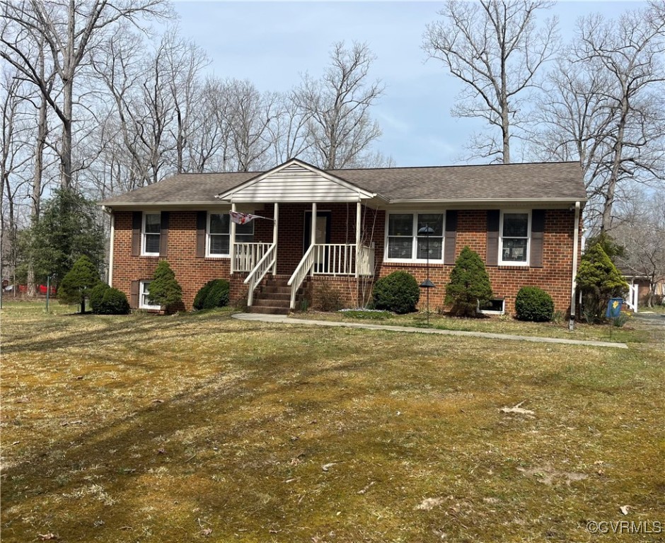 9320 Old Forge Road Providence Forge, VA 23140 - Photo 2 of 50 View of front of house featuring a front yard and