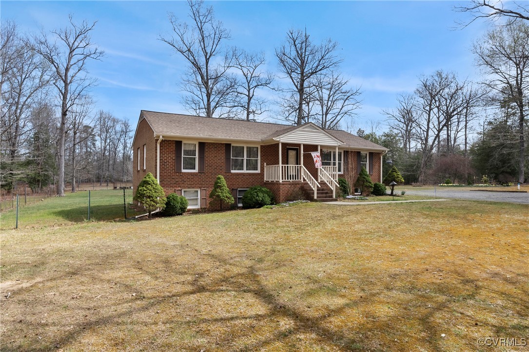 9320 Old Forge Road Providence Forge, VA 23140 - Photo 3 of 50 View of front of property featuring a front lawn,