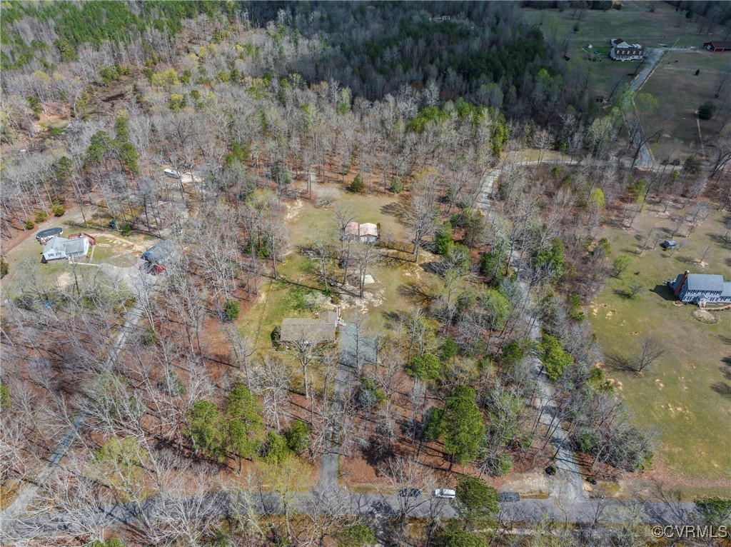 9320 Old Forge Road Providence Forge, VA 23140 - Photo 44 of 50 Bird's eye view featuring a forest view