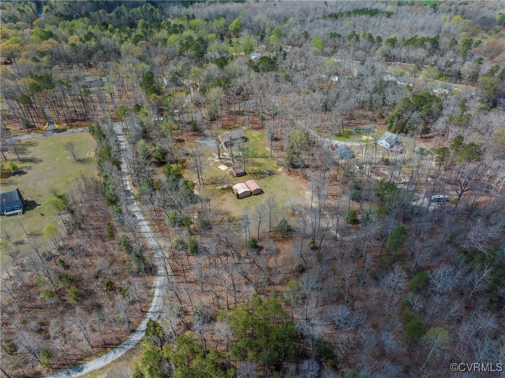 9320 Old Forge Road Providence Forge, VA 23140 - Photo 46 of 50 Bird's eye view featuring a view of trees