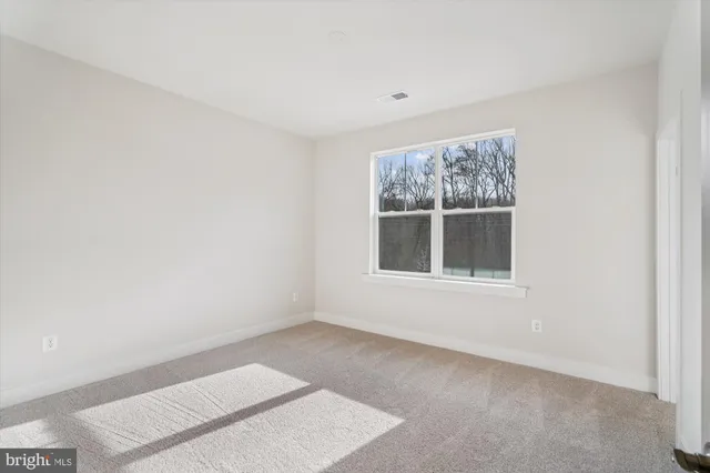 a big room with a window