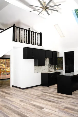 a view of a living room with a flat screen tv