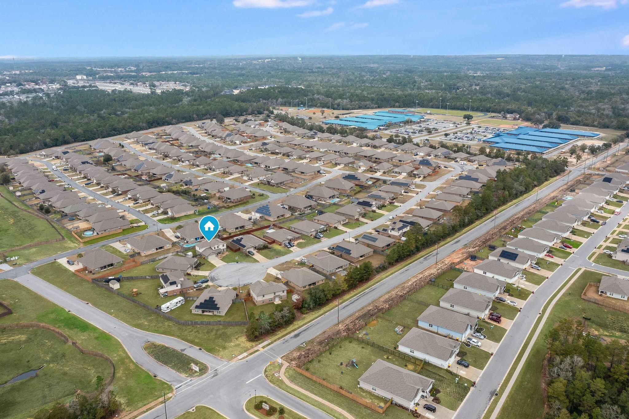 367 Merlin Court Crestview, FL 32539 - Photo 45 of 46 a view of a city from a terrace