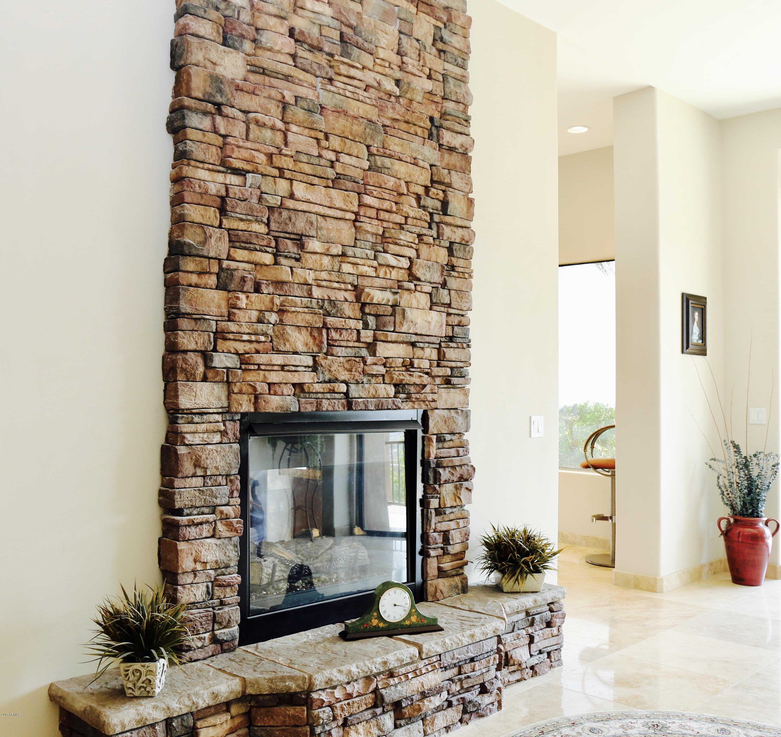 36423 Sidewinder Road Carefree, AZ 85377 - Photo 22 of 59 LIVING ROOM FIREPLACE