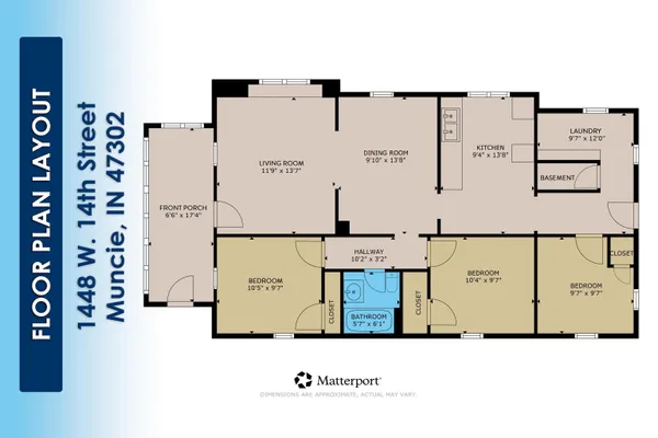 $134,900 | 1448 West 14th Street, Muncie, IN 47302