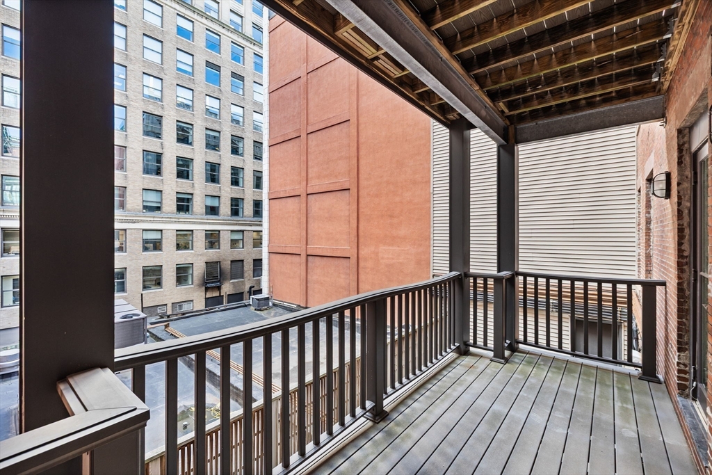 410 Boylston Street, Unit 3 Boston, MA 02116 - Photo 19 of 20 a view of balcony with wooden floor