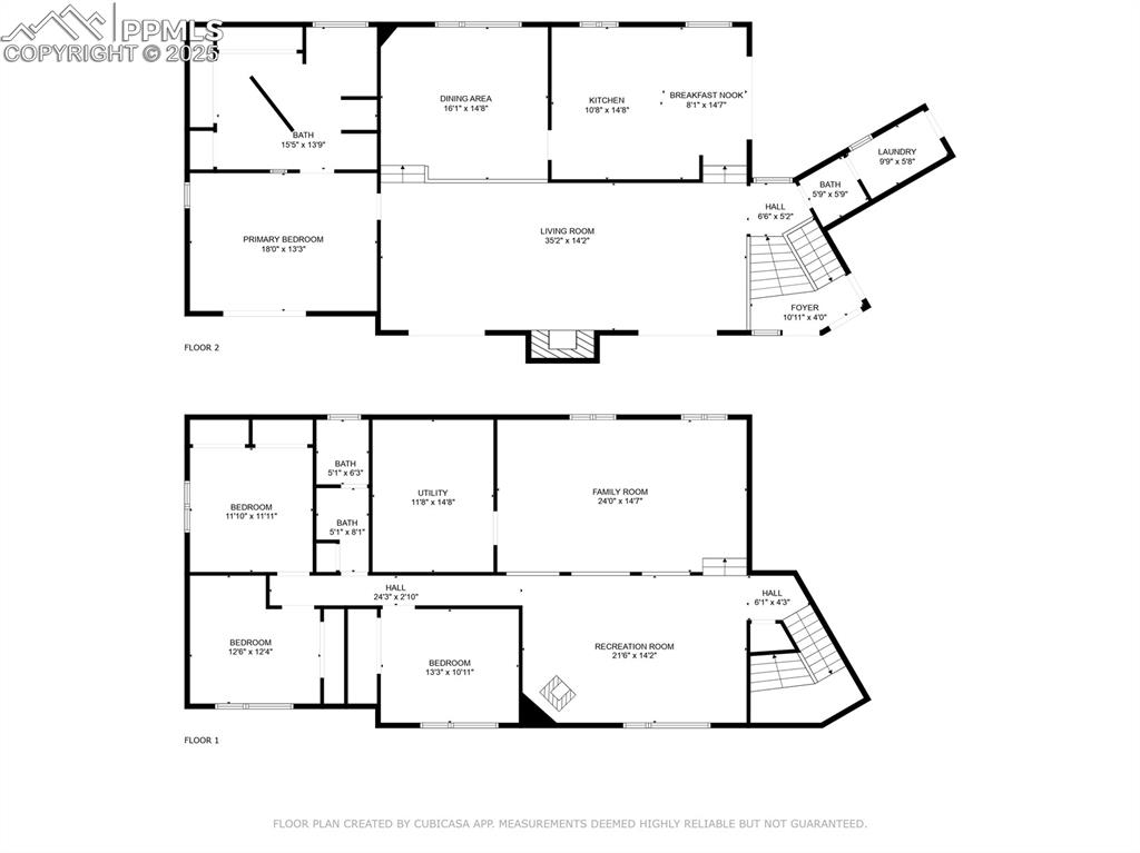 635 Royal Oak Drive Colorado Springs, CO 80906 - Photo 45 of 47 a picture of floor plan