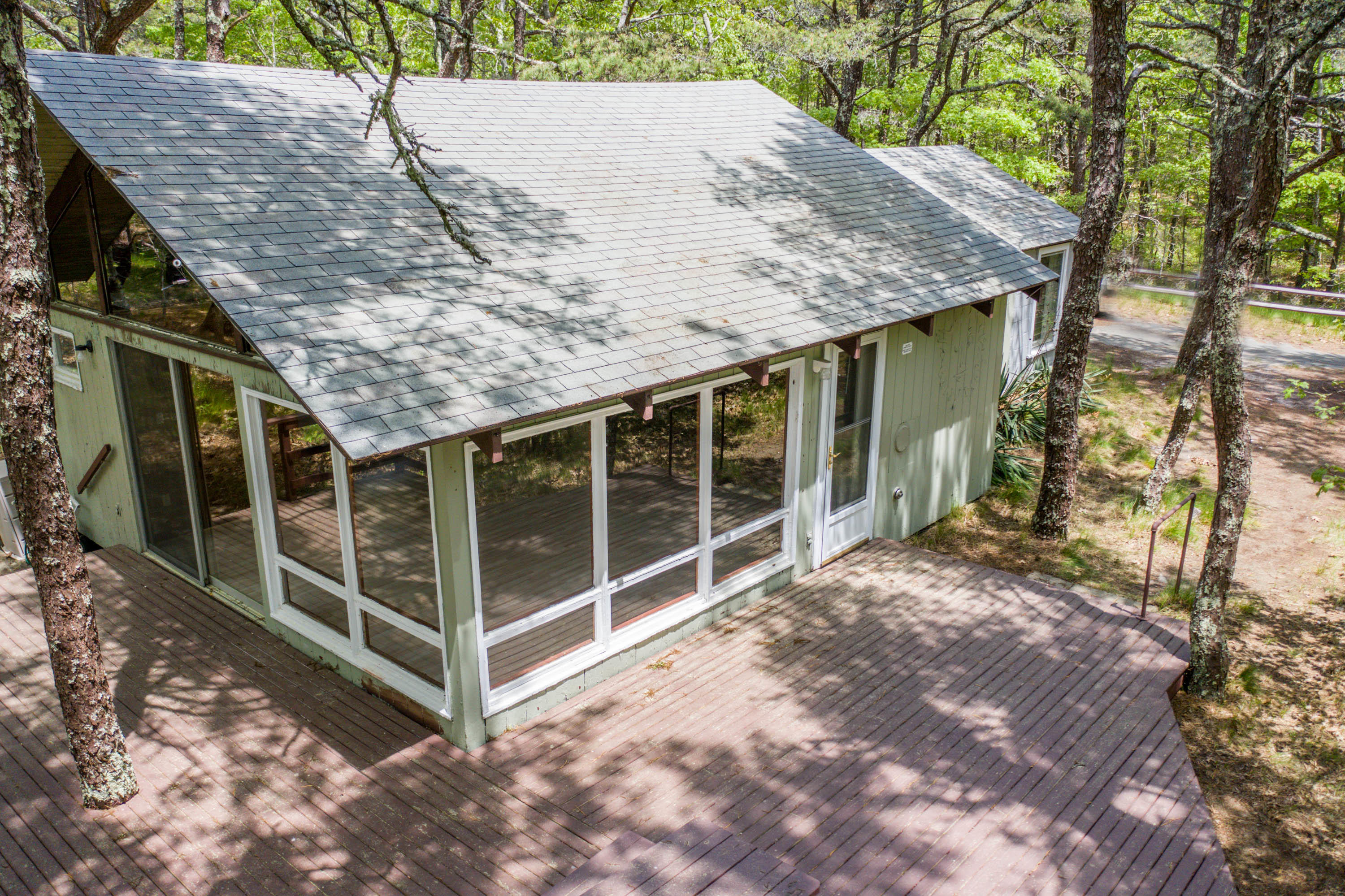 120 Aunt Sally's Road Wellfleet, MA 02667 - Photo 14 of 26 a view of backyard with green space