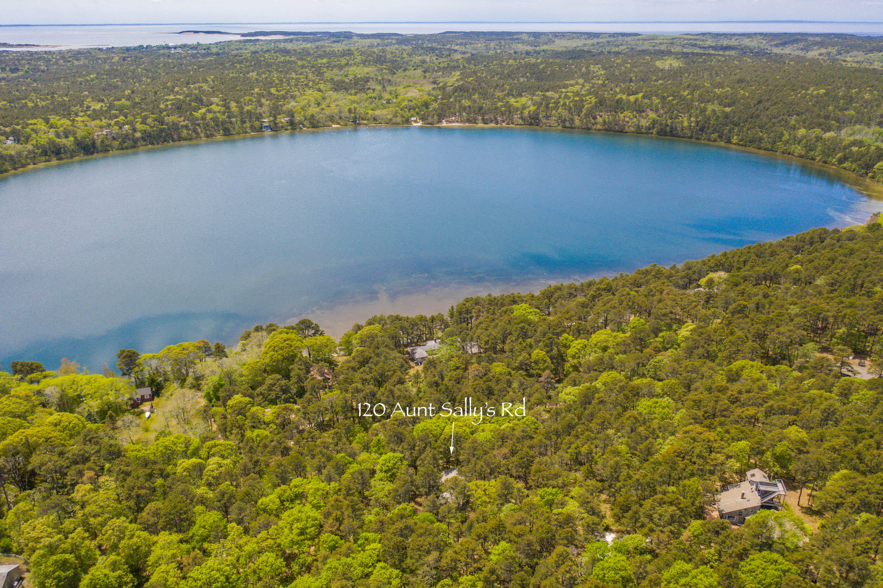 120 Aunt Sally's Road Wellfleet, MA 02667 - Photo 7 of 26 a view of lake view and mountain view