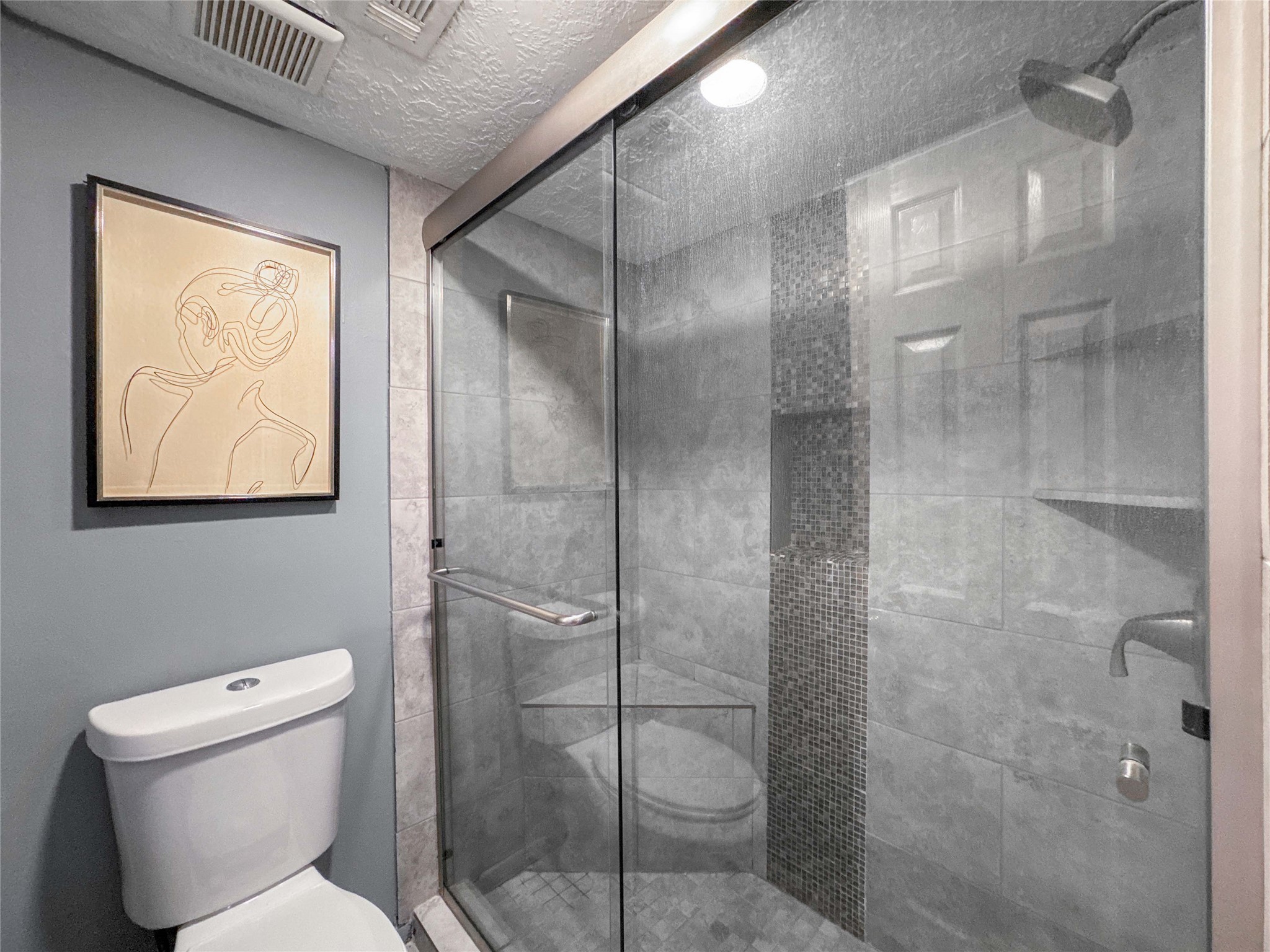 727 Davis Road League City, TX 77573 - Photo 24 of 28 a bathroom with a toilet and a shower