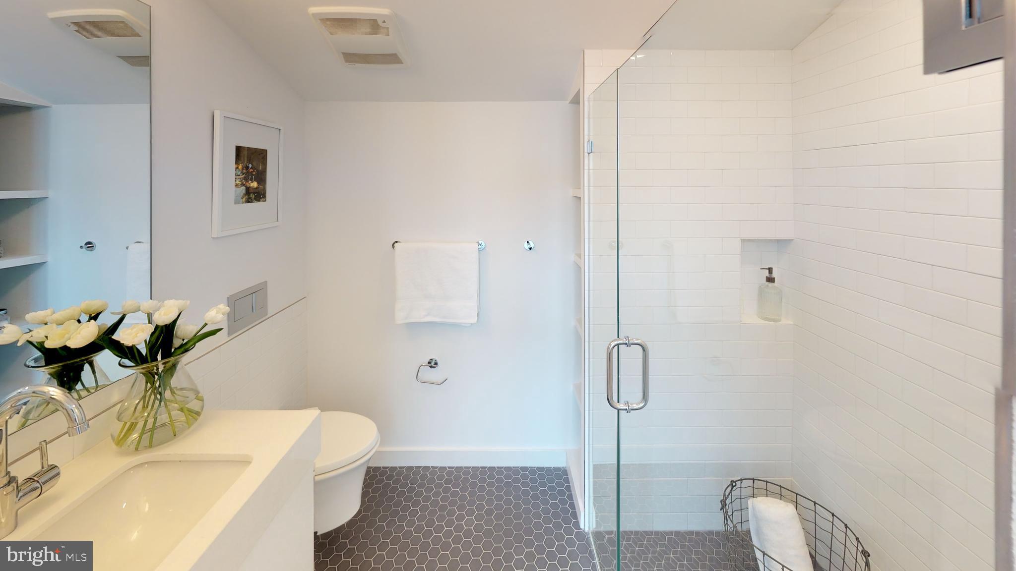 57 N Street Northwest, Unit PH408 Washington, DC 20001 - Photo 10 of 19 Primary bath/shower