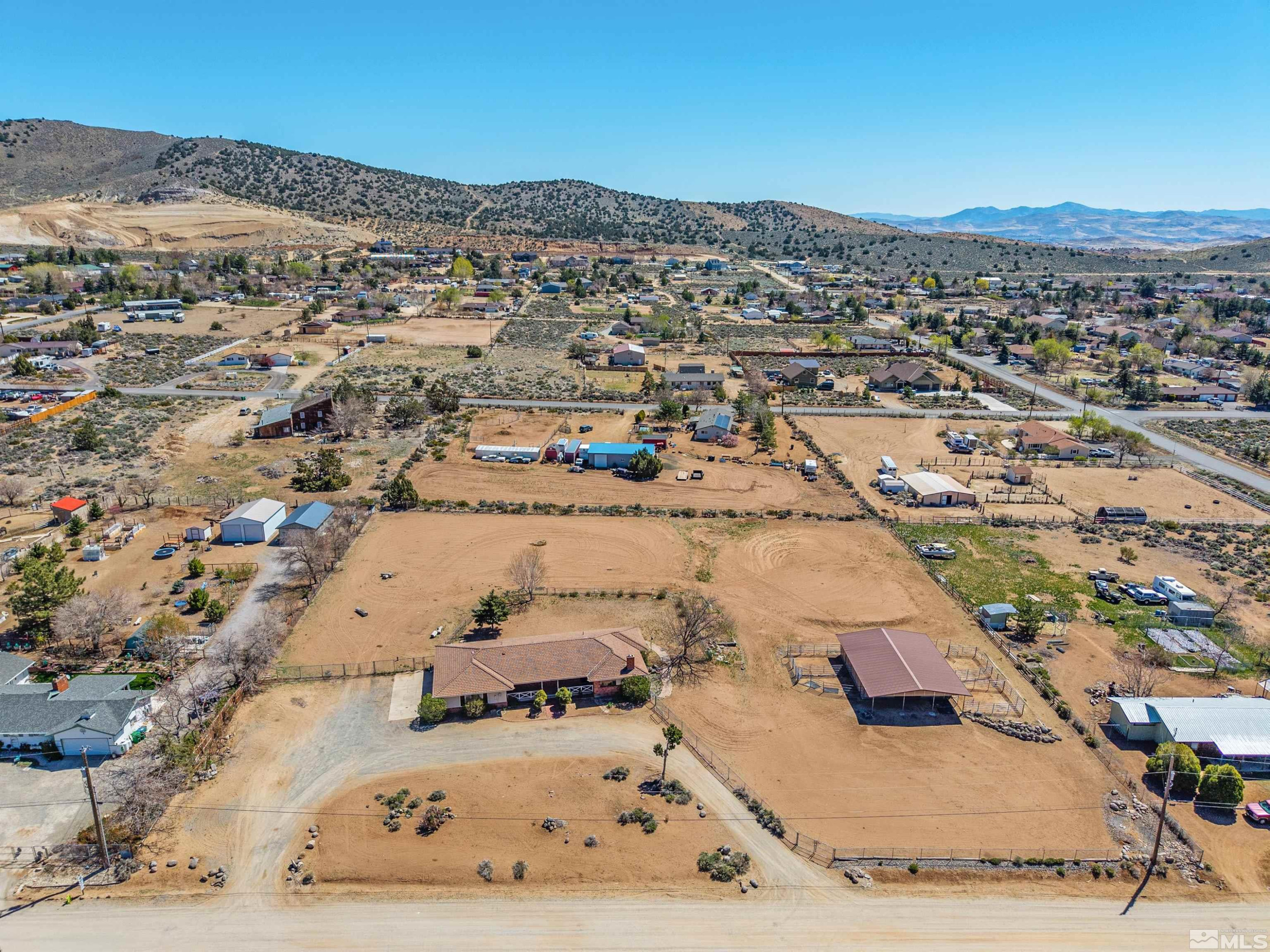 9320 Arrowhead Way Reno, NV 89506 - Photo 35 of 39 an aerial view of residential houses with outdoor space