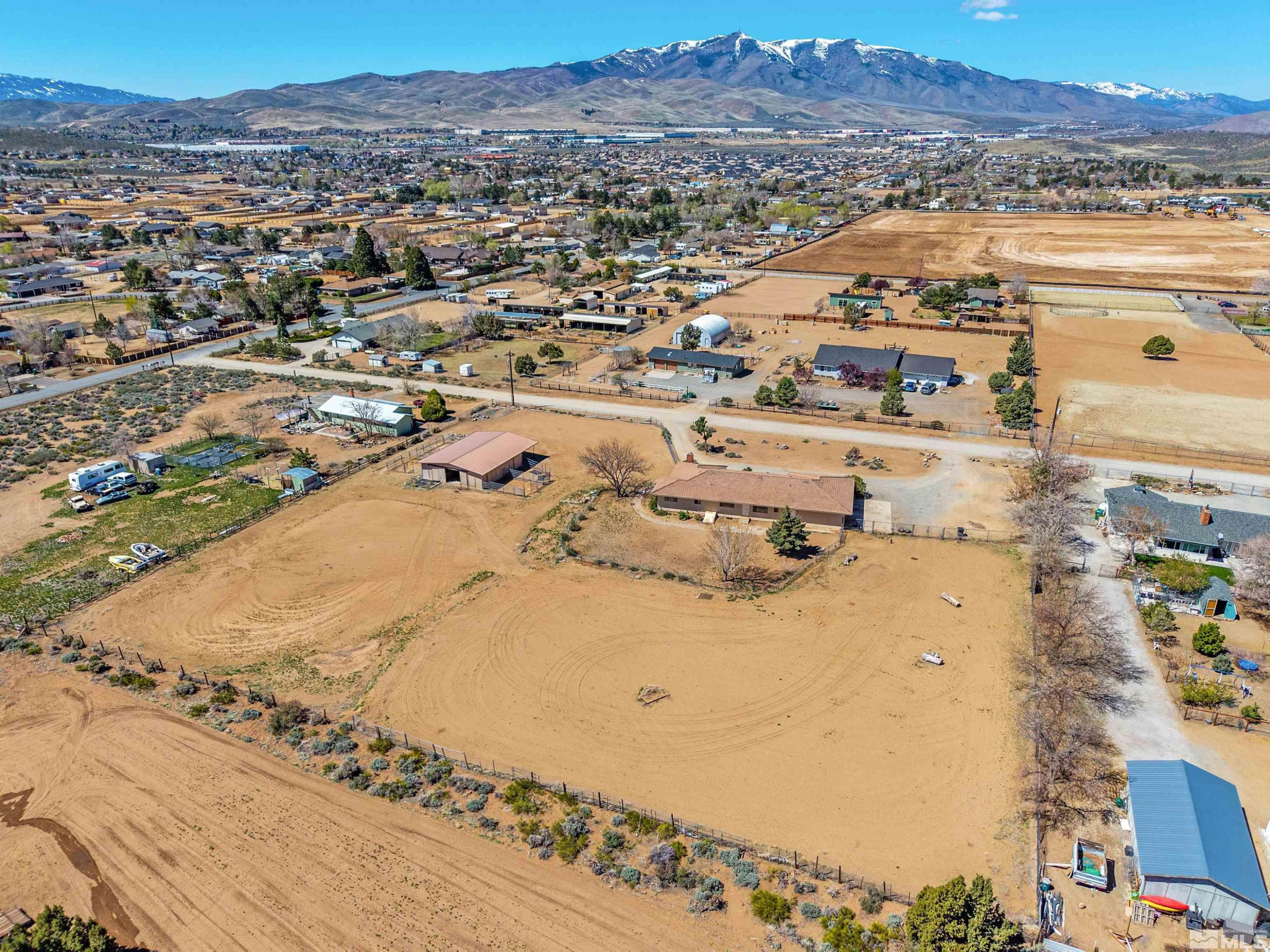 9320 Arrowhead Way Reno, NV 89506 - Photo 36 of 39 an aerial view of residential houses and outdoor space