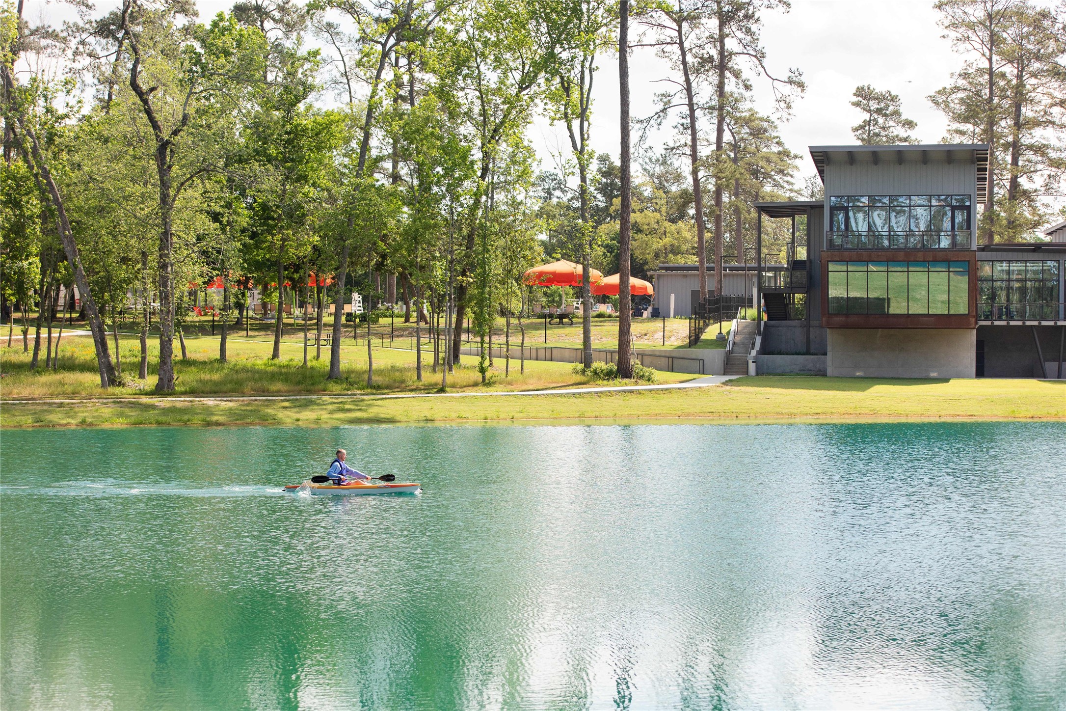 403 Venado View Court Conroe, TX 77304 - Photo 34 of 39 Paddle on one of the many lakes found throughout the Grand Central Park community.