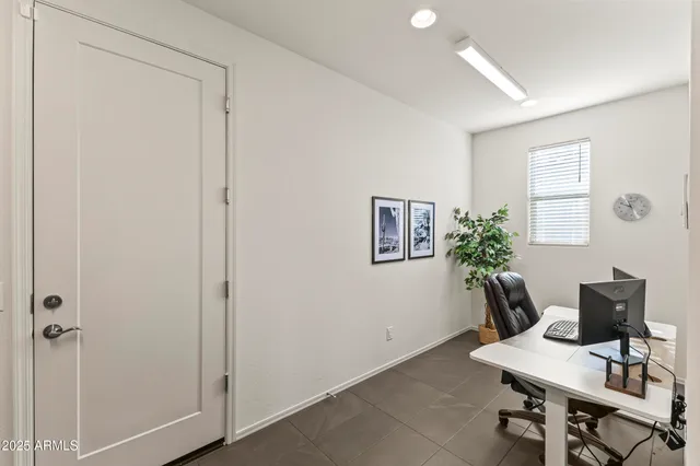 a close view of laundry room