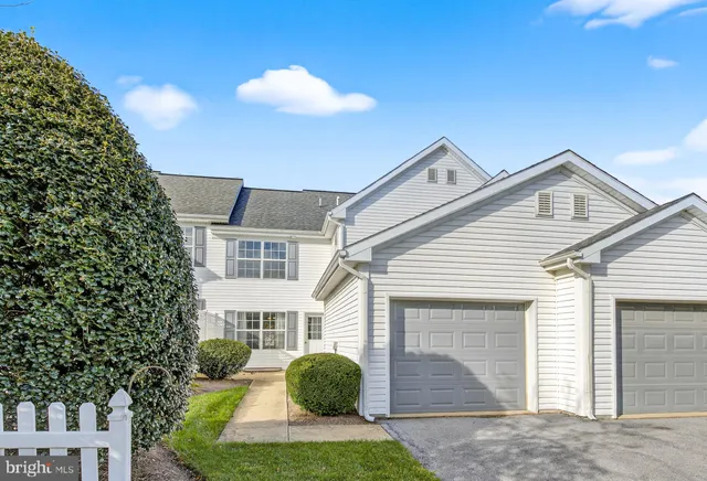 a house with white door