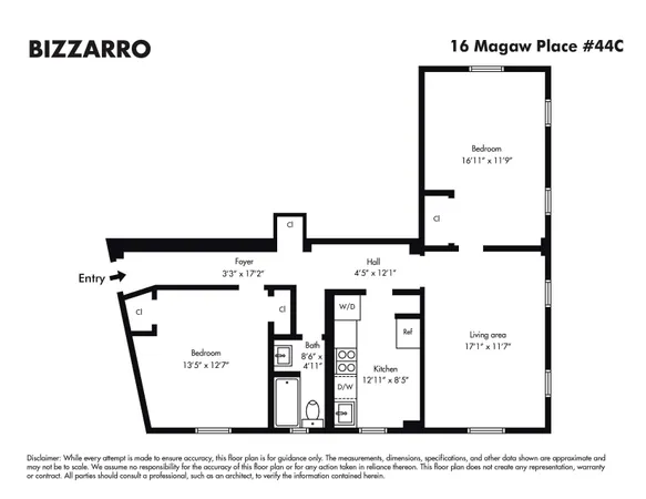 $495,000 | 16 Magaw Place, Unit 44C | Hudson Heights
