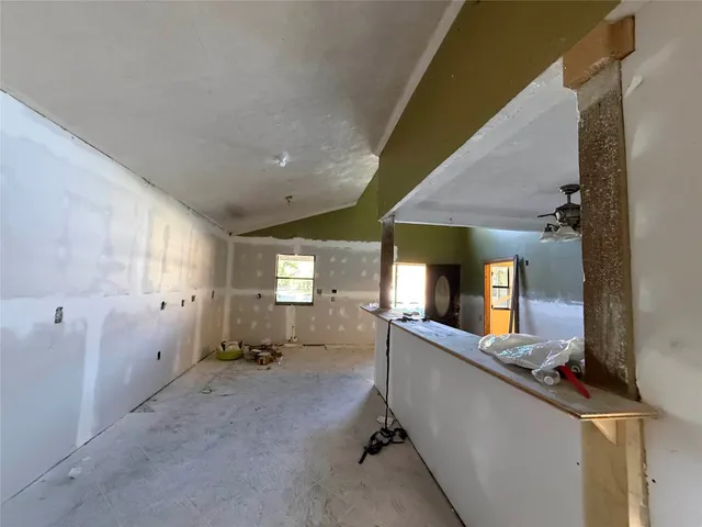 a view of an empty room