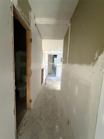 a view of an empty room