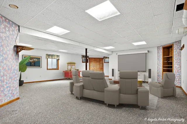 a view of field with trees