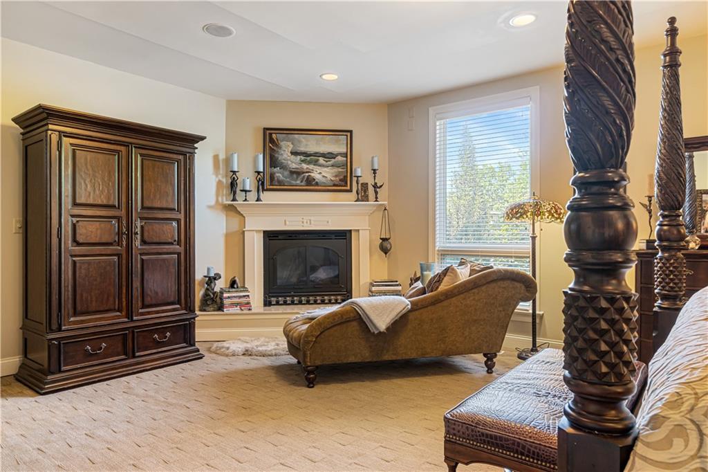 1789 Hastings Mill Road Pittsburgh, PA 15241 - Photo 22 of 46 a living room with furniture and a fireplace