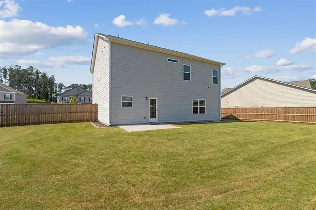 a front view of house with yard