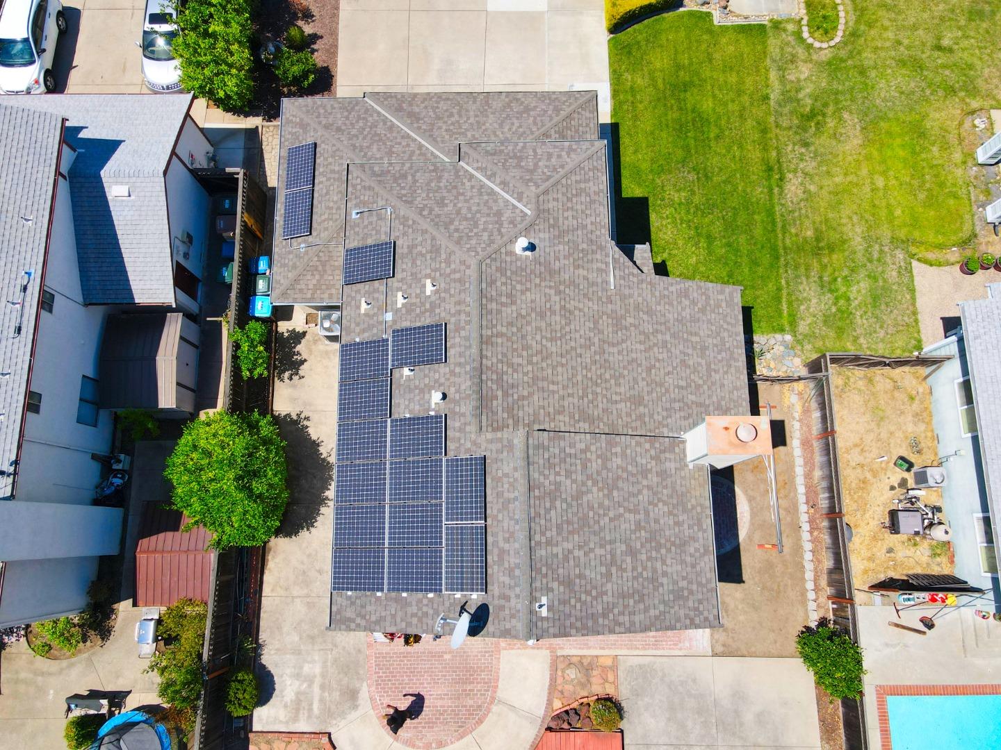 2911 Sunflower Drive Antioch, CA 94531 - Photo 61 of 69 an aerial view of a house with a yard