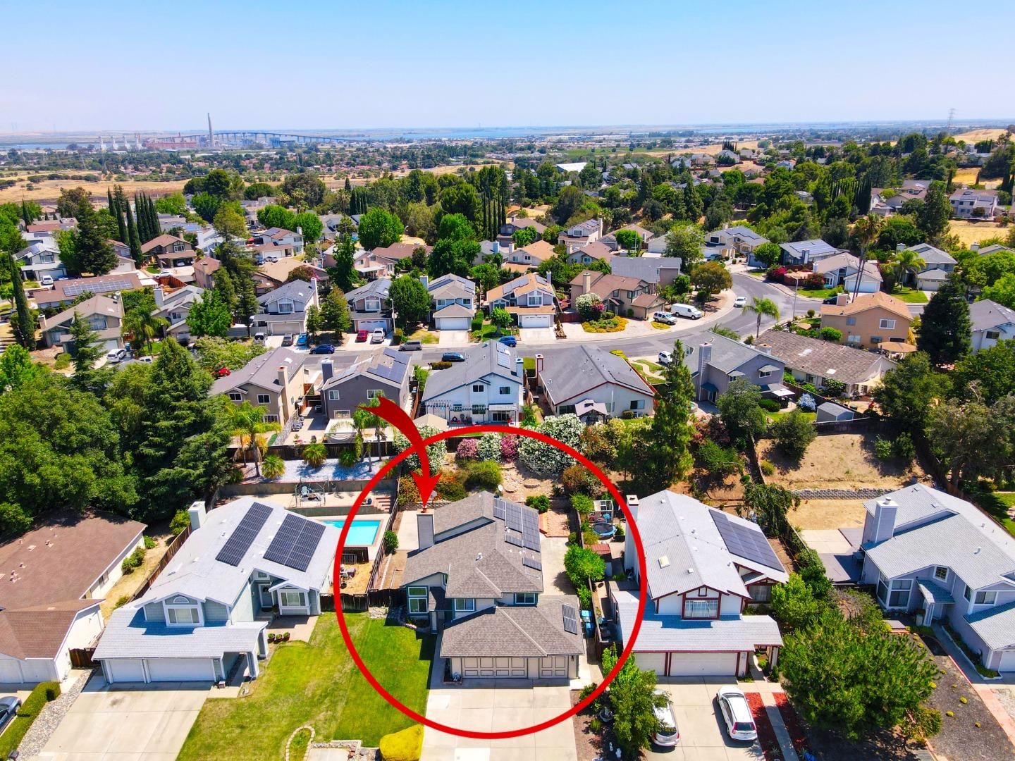 2911 Sunflower Drive Antioch, CA 94531 - Photo 68 of 69 an aerial view of residential houses with outdoor space