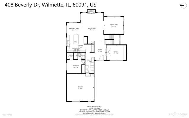 a picture of a floor plan